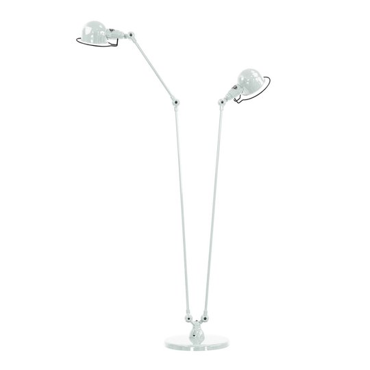 Jieldé Signal SI8380 gulvlampe, 2 lyskilder hvit