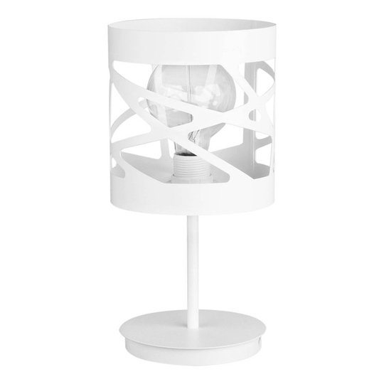 Modul Frez bordlampe mønsterskjerm Ø17,5cm hvit