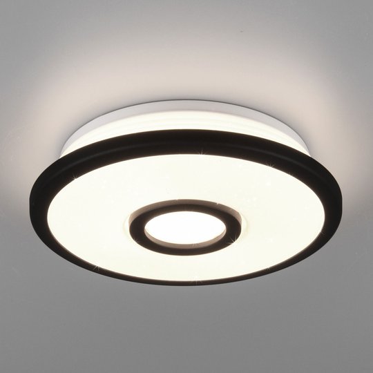 LED-taklampe Okinawa, stjernebelysning, Ø 21cm