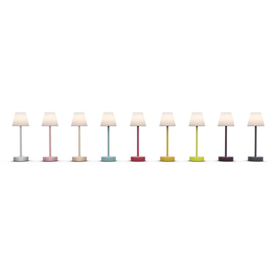 Newgarden Lola Slim LED-bordlampe batteri, mynte