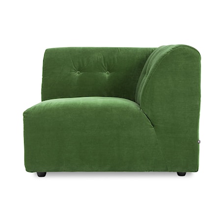 Vint couch: element høyre, grønn