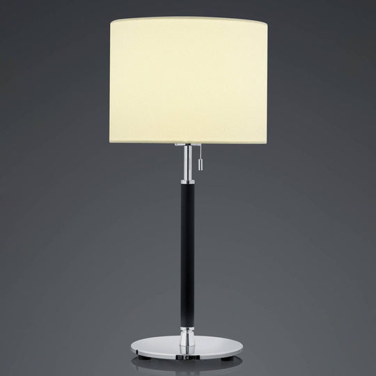 B-Leuchten Pull bordlampe, tekstilskjerm, 53 cm