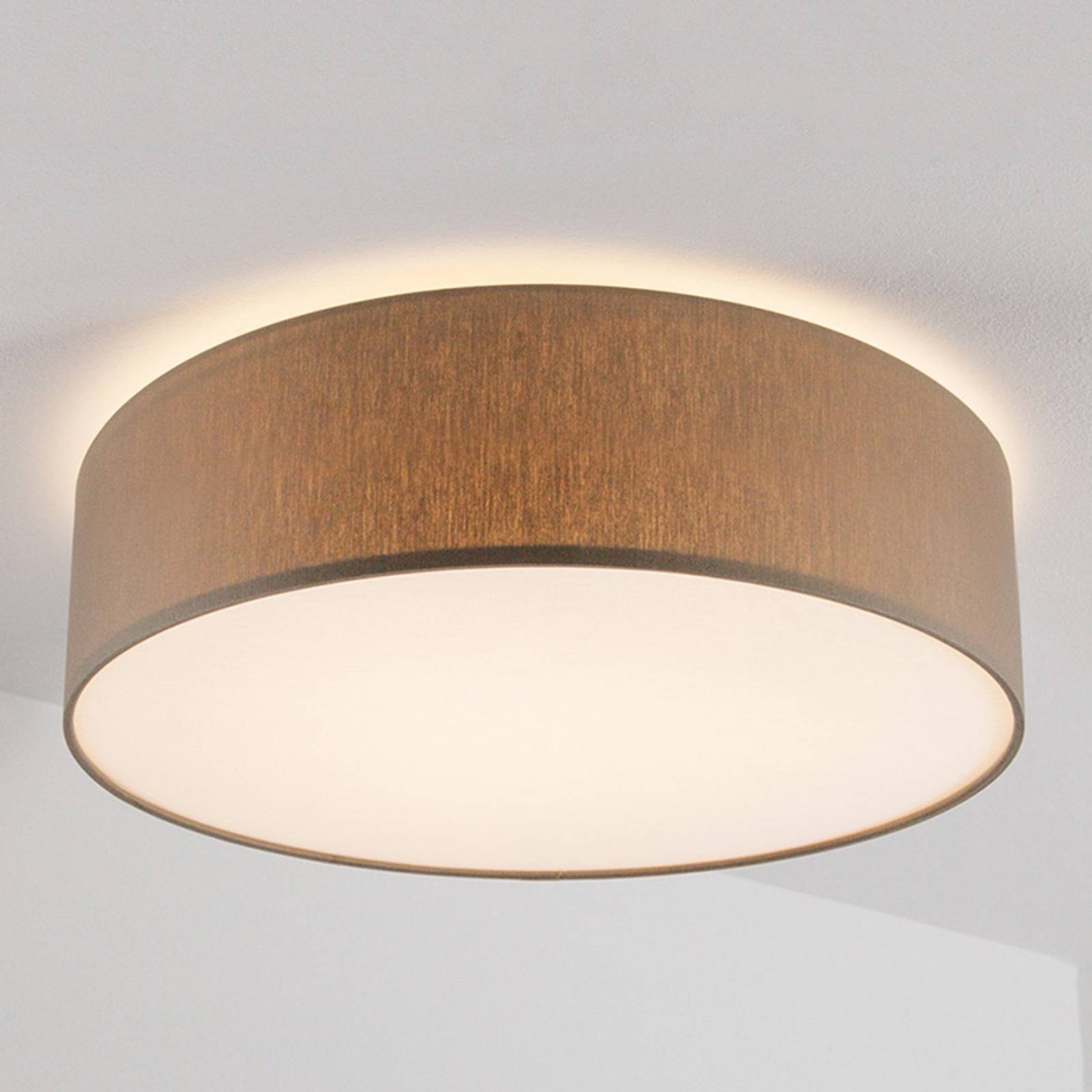 Gråbrun taklampe Mara, 60 cm