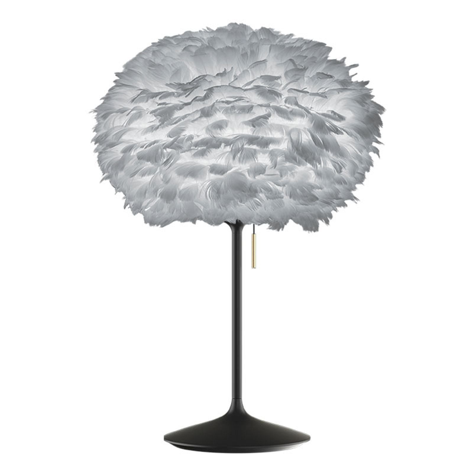 UMAGE Eos Medium bordlampe grå/champagne svart