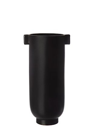 Vase m hank Hvit sand 28 cm