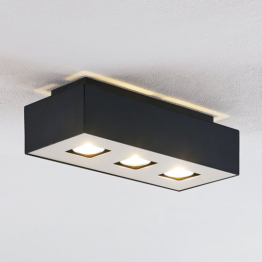 Lindby Kasi taklampe, 3 lyskilder, 34 x 14 cm