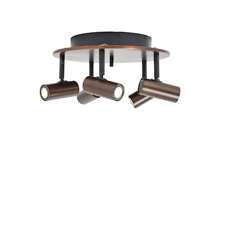 Cato 5-spot Oksidert LED Dimbar