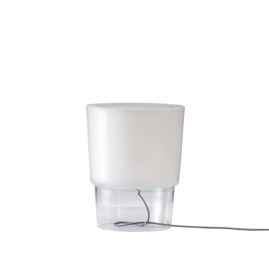 Prandina Vestale T3 bordlampe hvit/klar