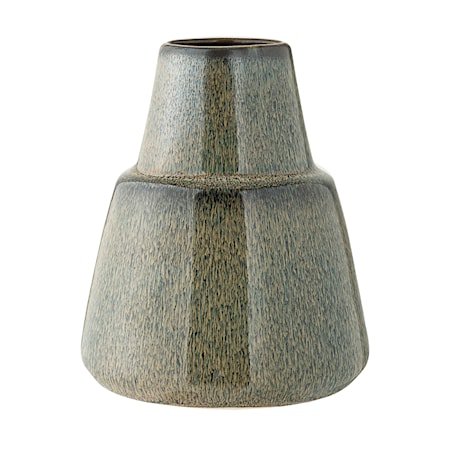 Vase Blå Steintøy 11x13 cm