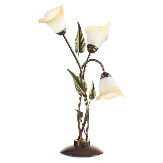 Bordlampe Miranda 3 lyskilder, bronse