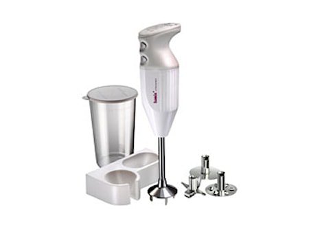 Stavblender Mono 140 hvit/grå