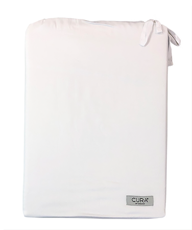 CURA Tencel Dynetrekksett Hvit 150x210 cm
