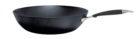 Wokpanne Støpejern med Skaft, 32 cm