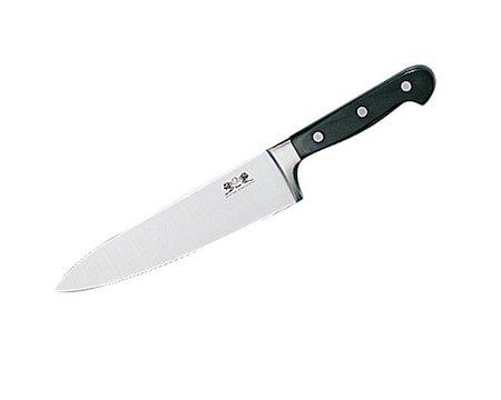 Pluton Kokkekniv stål/svart 20cm