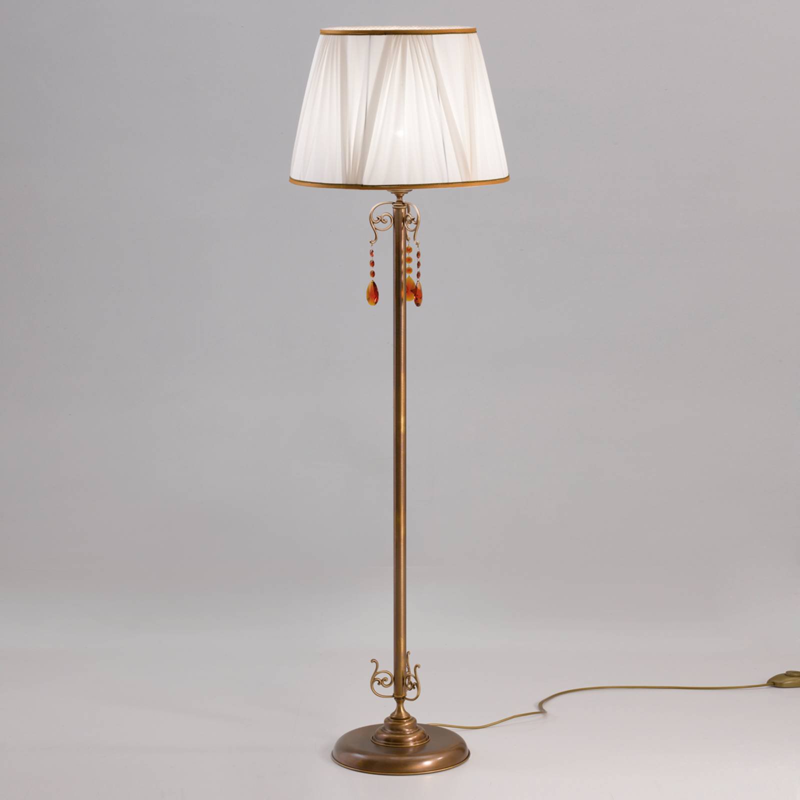 Kostelig gulvlampe Crystal