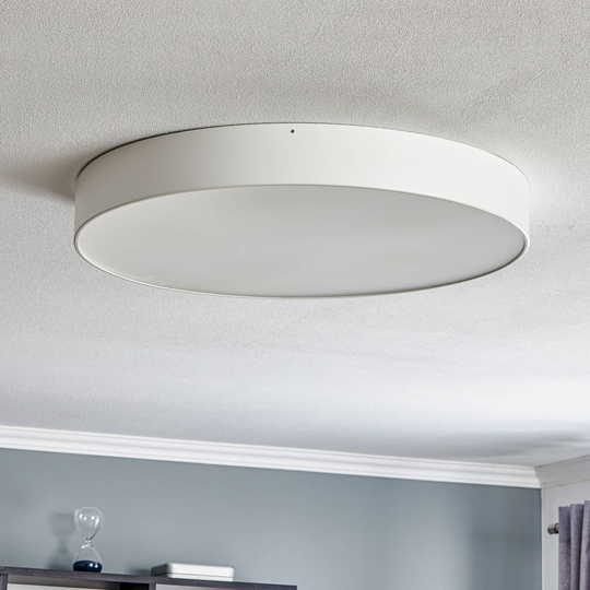 Taklampe Dayton i hvit Ø 60 cm