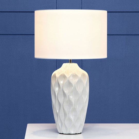 Bordlampe Angela, hvit