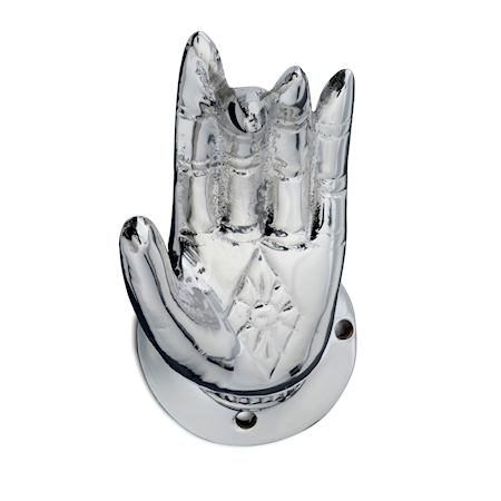 Hand Veggkrok Forniklet Messing L