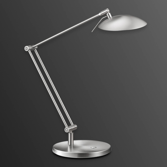 Genial LED-skrivebordslampe COIRA matt nikkel