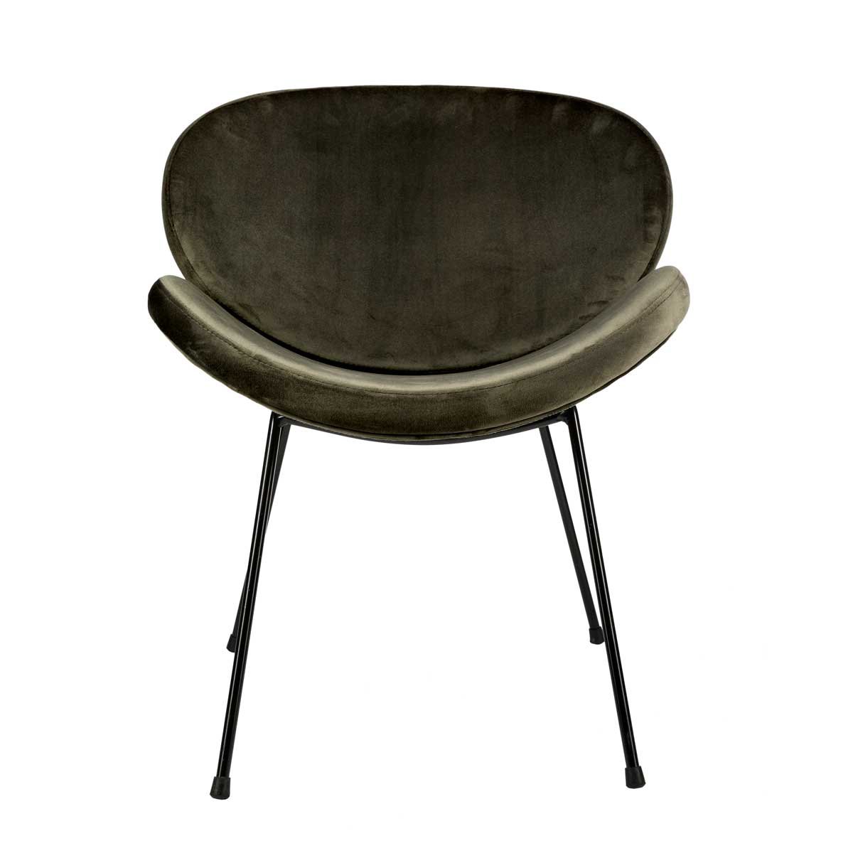 Loungestol Konrad velur oliven
