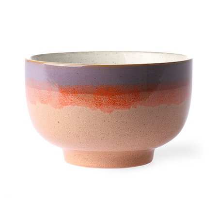 Ceramic 70's Noodle Skål Sunset