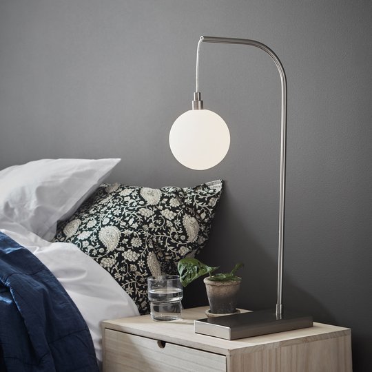 Bordlampe Buddy, stål