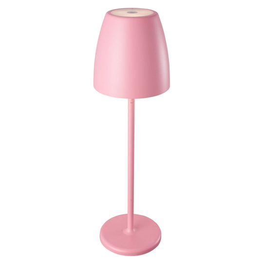 Megatron LED-bordlampe m batteri Tavola rosa