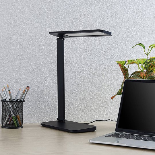 Lindby Hannjo LED-skrivebordslampe, CCT med dimmer