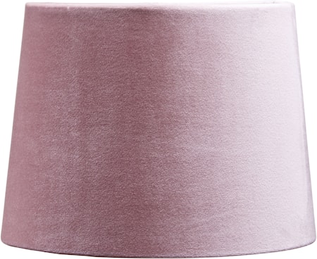 Lampeskjerm Sofia Fløyel Klar rosa