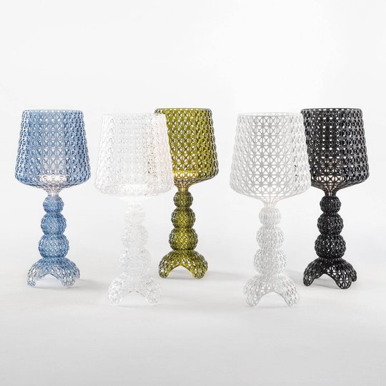 Kartell Mini Kabuki - LED-bordlampe, blå