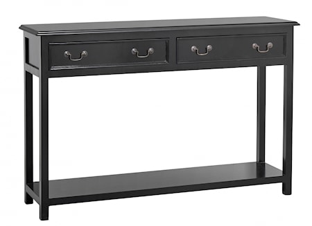 Console with drawers - black
