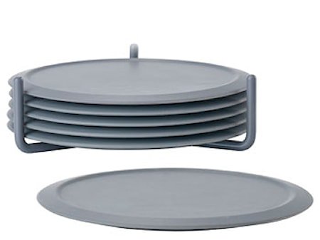 Glassbrikker Cool Grey med holder