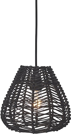 Adelle taklampe 24 cm, svart