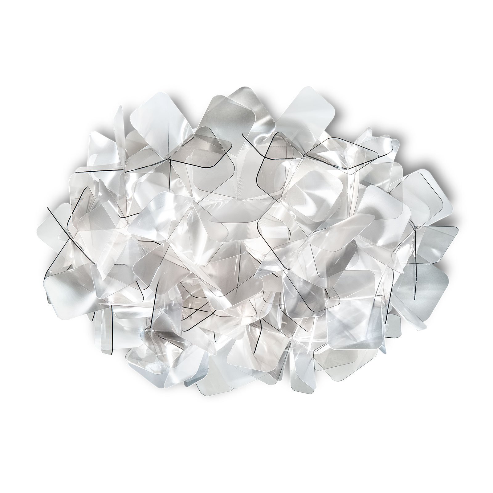 Slamp Clizia taklampe, Ø 32 cm, fumé