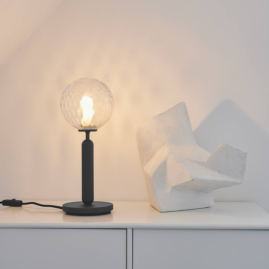 Nuura Miira Table bordlampe, grå/klar