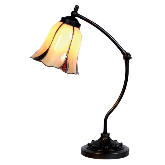 Bordlampe Tulipania i Tiffany-stil