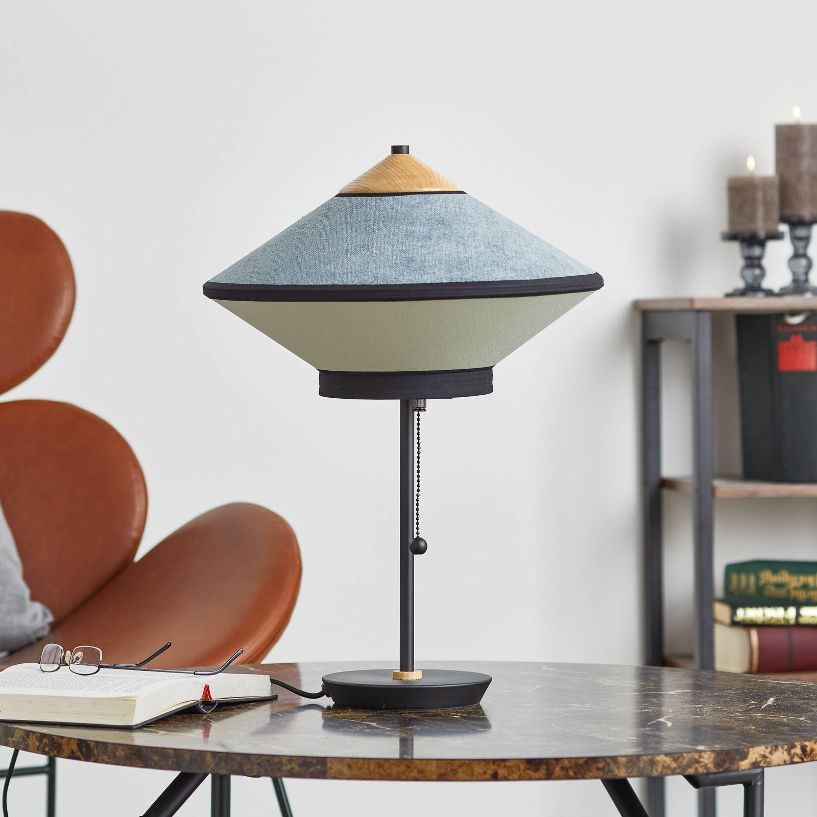 Forestier Cymbal S bordlampe, atlanterhavsblå