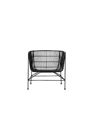Stol Coon 70x70 cm - Svart