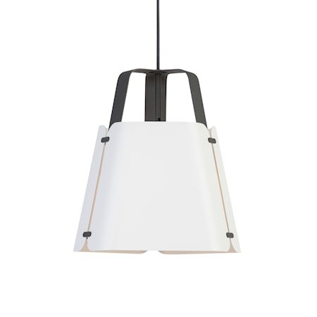 Fold Pendel Antrasitt/Hvitstruktur 34 cm