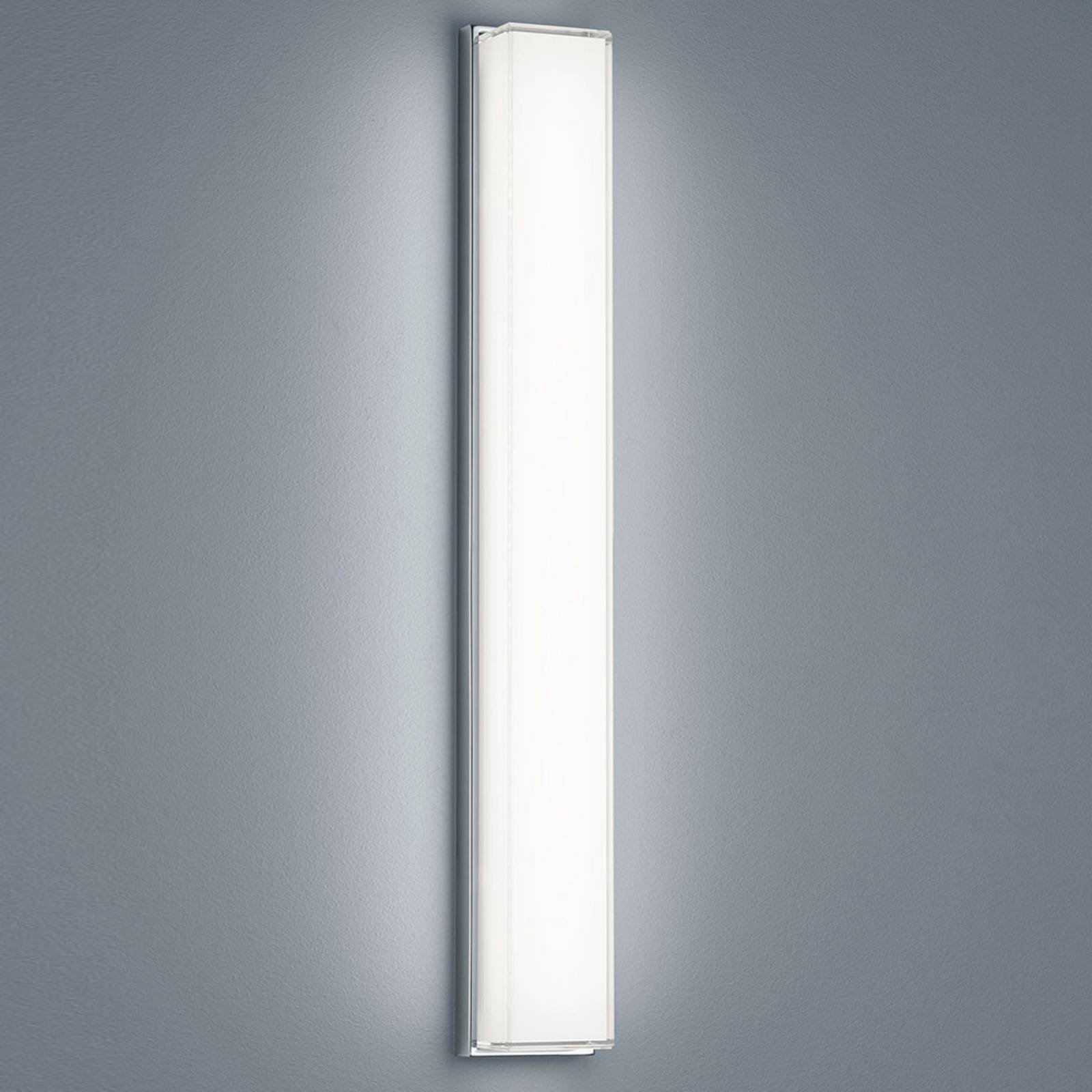 Helestra Cosi LED-vegglampe, krom, høyde 61 cm
