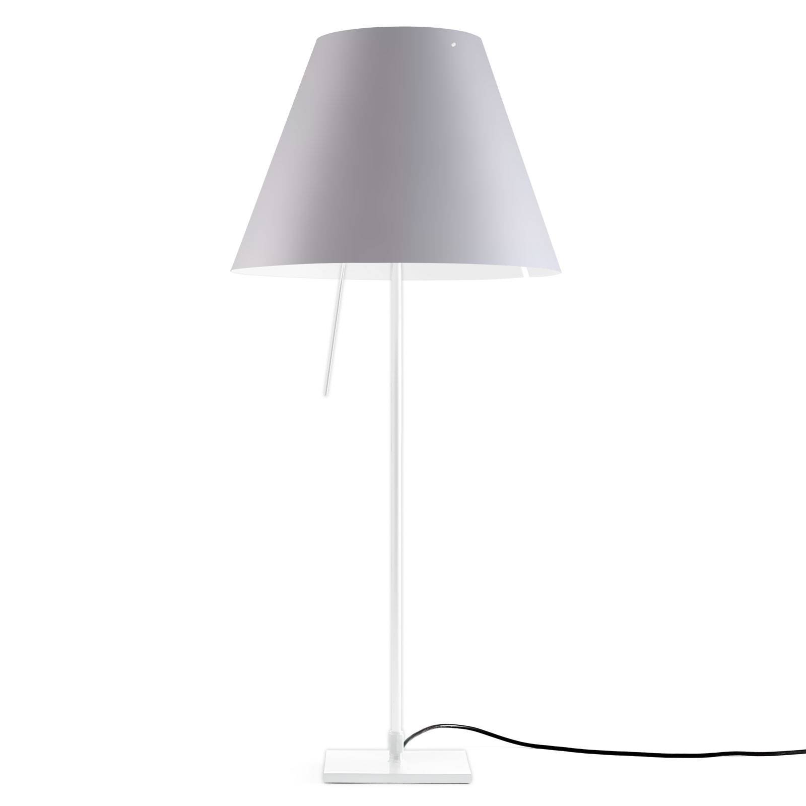 Luceplan Costanza bordlampe D13if hvit/tåkehvit