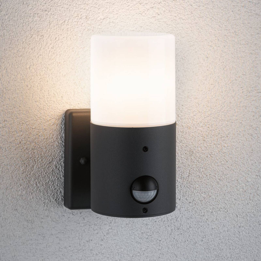 Paulmann Tubs utendørs vegglampe sensor, ikke-dim