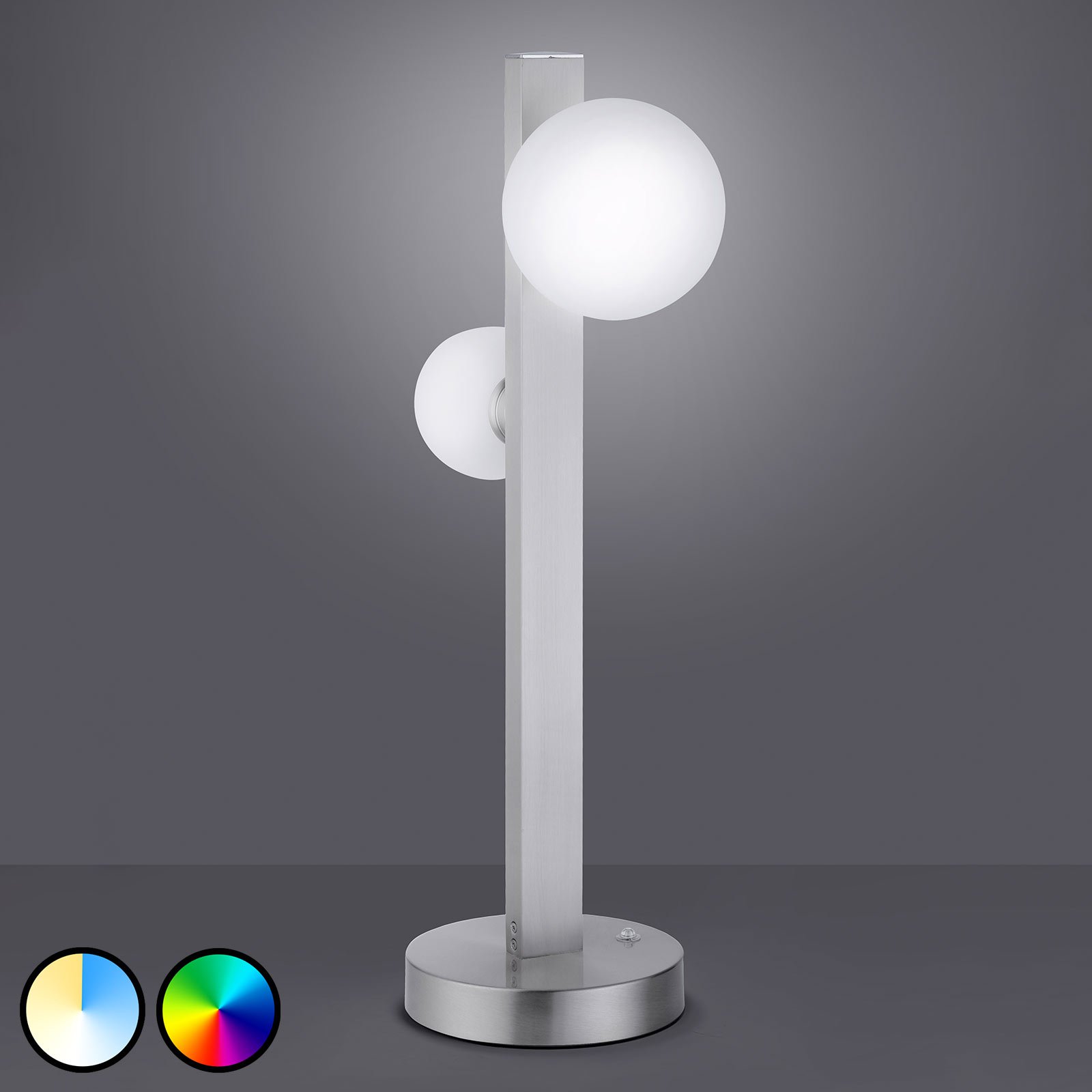 Trio WiZ Dicapio LED-bordlampe, 2 lyskilder