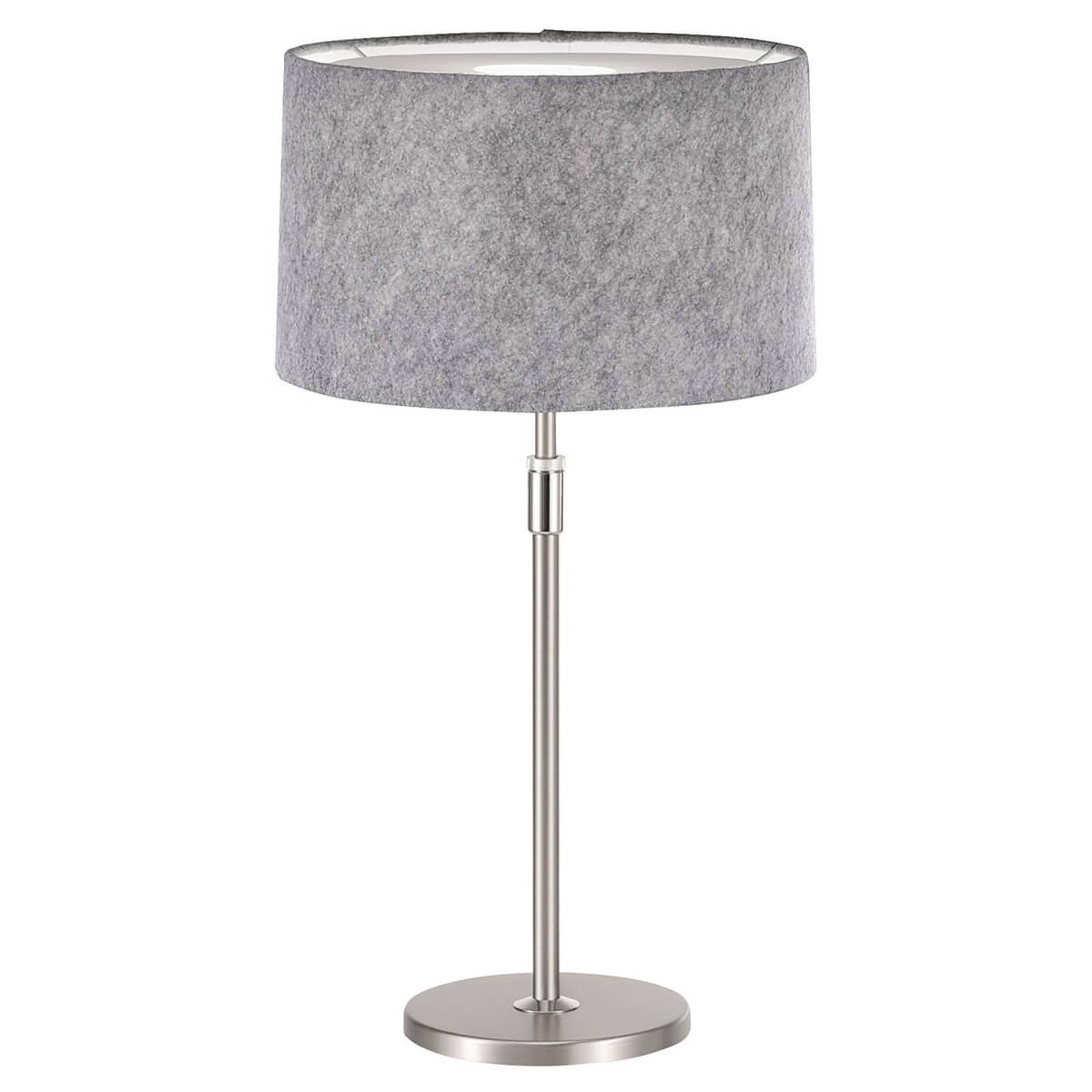 Loop - bordlampe med filtskjerm, lysegrå