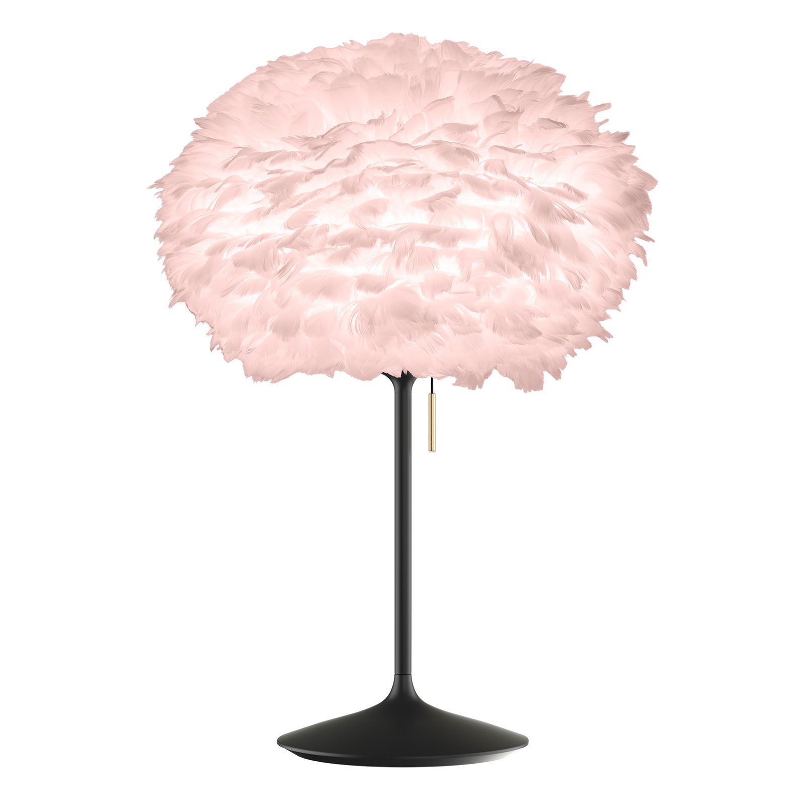 UMAGE Eos Medium bordlampe rosa/champagne svart