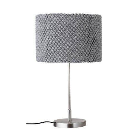 Bordlampe Grå Metall 62cm