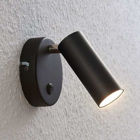 LED-spot Camille med bryter, svart 1 lyskilde