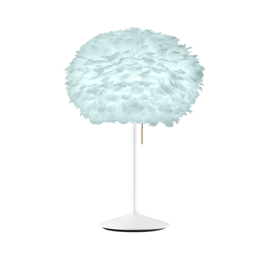 UMAGE Eos medium bordlampe lyseblå/hvit