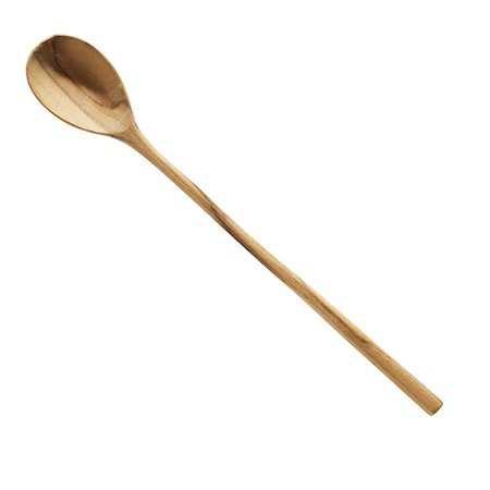 Skje Cafe Latte Natur Ny Teak L: 20 cm