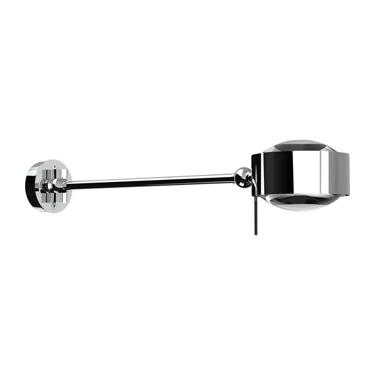 Puk Maxx Hotel G9, 30 cm, klare linser, krom